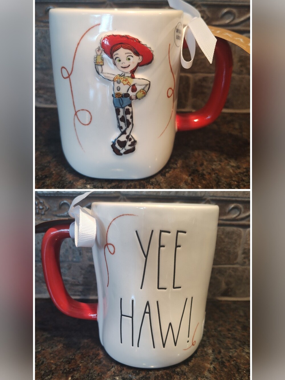 Rae Dunn Disney/Pixar Toy Story Jessie 'Yee Haw!' Ceramic Mug